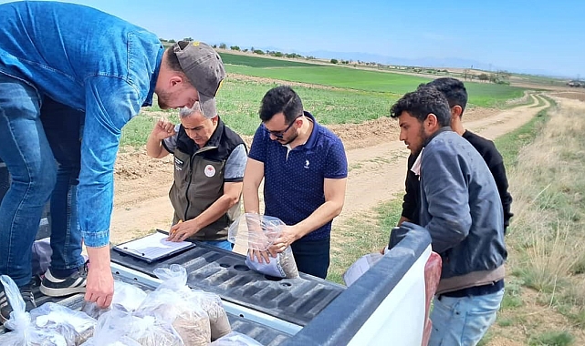 Patates ekim alanlarından sertifikasyona esas toprak numunesi aldı