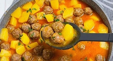 Patatesli Sulu Köfte tarifi