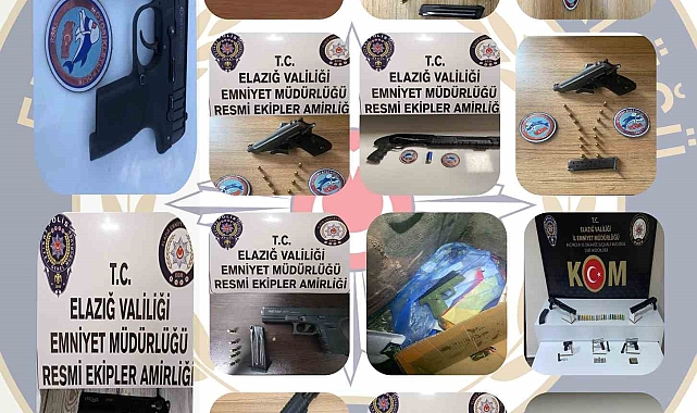 Polis ekiplerinin yaptığı çalışmada, 19 adet ruhsatsız silah ele geçirildi