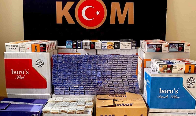 Polisten kaçak sigara operasyonu