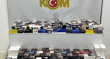 Samsun'da 30 bin 920 adet makaron ele geçirildi