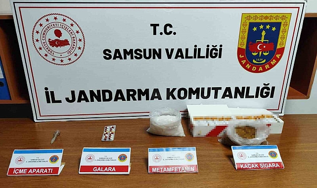 Samsun&#039;da Jandarmadan uyuşturucu operasyonu yaptı
