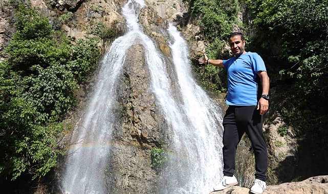 Şelale, yağışlarla birlikte yeniden canlandı