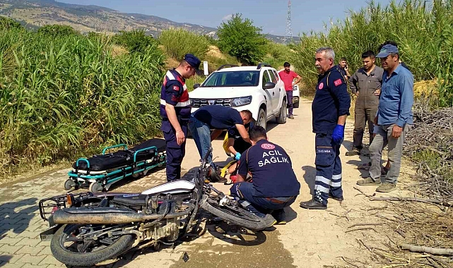 Su tankeri ile çarpışan motosiklet sürücüsü yaralandı