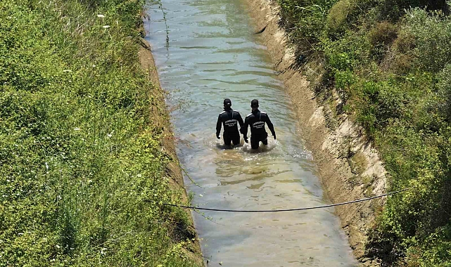 Sulama kanalına uçan araçtaki kayıp çocuğun cansız bedenine ulaşıldı