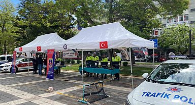 Sürücülere yönelik bilgilendirme çalışmaları yapıldı