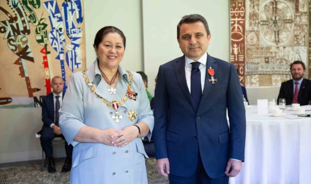 Tarihi Alan Başkanı Kaşdemir&#039;e Yeni Zelanda Liyakat Nişanı verildi