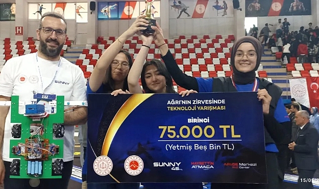 Teknoloji Yarışmasında Iğdır takımı birinci oldu