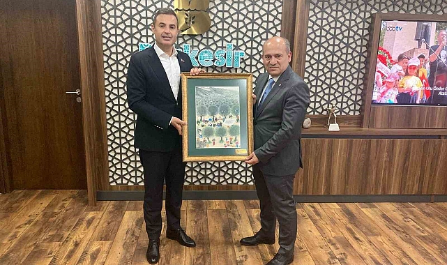 Ticaret Odası Yönetiminden Ahmet Akın&#039;a ziyaret