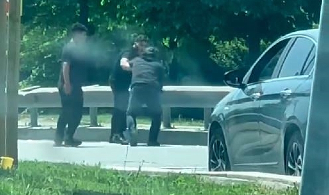 Trafikte silahlı kavga