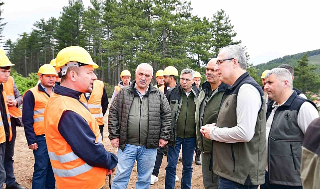 Üretim işlerinde çalışan Orman Köylüsüne kabuk soyma makinesi verildi