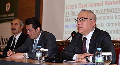 Vali Şimşek: "Muhtarlarımız kuşkusuz, devlet millet bütünleşmesinin en bariz göstergesidir"