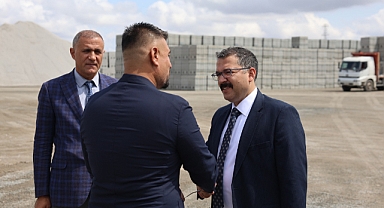 Vali Turan Aycil Bims firmasını ziyaret etti