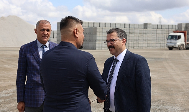 Vali Turan Aycil Bims firmasını ziyaret etti