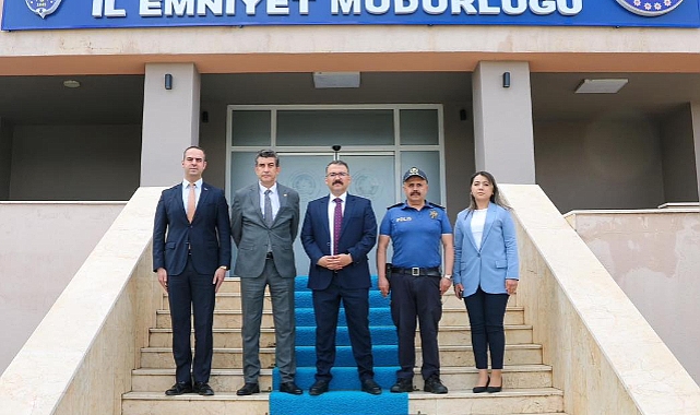 Vali Turan’dan Emniyet Müdürlüğüne Ziyaret