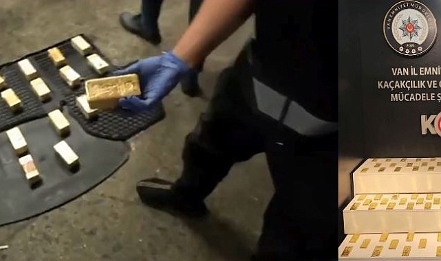 Van&#039;da 94 kilo gümrük kaçağı altın ele geçirildi