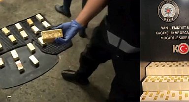 Van'da 94 kilo gümrük kaçağı altın ele geçirildi