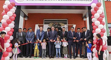 Yapımı tamamlanan 8 sınıflı anaokulunun açılışı yapıldı