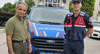 Yaralı porsuk, kurtarıldıktan sonra tedavi için ilgili kuruma teslim edildi