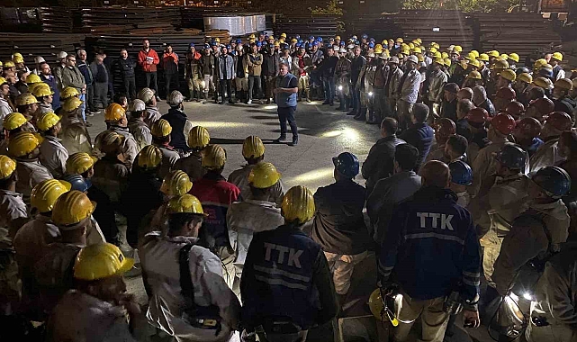 Yeraltında gerçekleştirilen yangın tatbikatı gerçeğini aratmadı