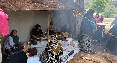 Yörükler, düzenledikleri bazlama etkinliğini, şenliğe dönüştürdü