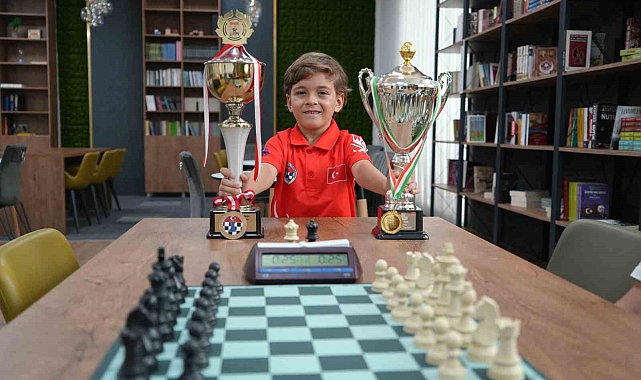 7 yaşındaki Ömer Taha Dede, 7 rakibini de yenerek Avrupa şampiyonu oldu