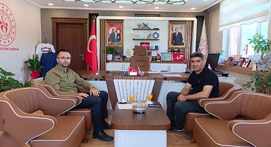 Ak Parti İl Başkanı Ayaz’dan Müdür Şahin’e ziyaret