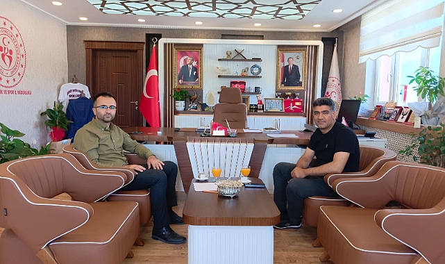 Ak Parti İl Başkanı Ayaz’dan Müdür Şahin’e ziyaret