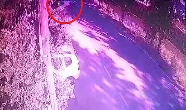 Bayram ziyaretine giderken dereye uçtu