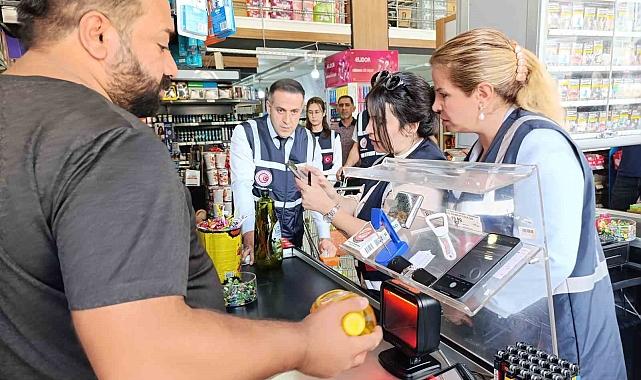 Bayramı öncesi marketler denetlendi