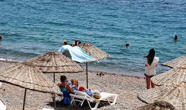 Bodrum ilçesine çöl sıcakları geldi