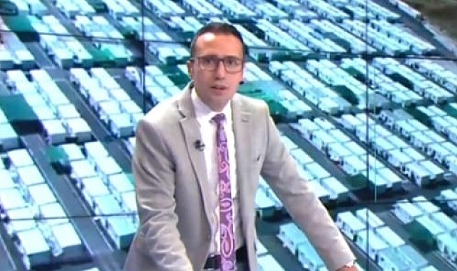 Canlı yayında depremi yaşadı