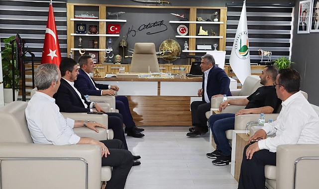 Cantürk Alagöz, Oğuzhan Yalçın ile birlikte Muhsin Dere&#039;yi ziyaret etti