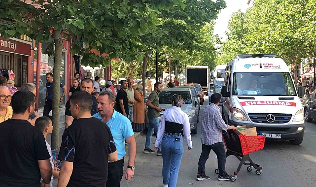 Çöp uyarısına, bıçaklı yanıt