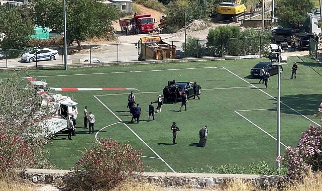 Cumhurbaşkanı Erdoğan, Bodrum&#039;da Aliyev ile bayramlaştı