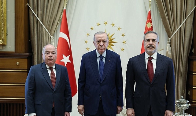 Cumhurbaşkanı Erdoğan, Brezilya Dışişleri Bakanı Vieira ile bir araya geldi