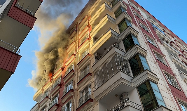 Doğalgaz patlamasında 1 kadın dumandan etkilendi