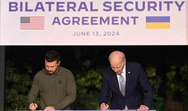 G7 Zirvesi sırasında on yıllık güvenlik anlaşması imzalandı