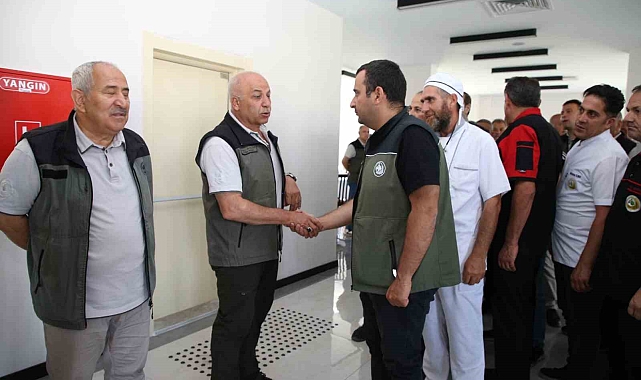 Geçmiş Kurban Bayramı münasebetiyle bayramlaşma töreni yapıldı