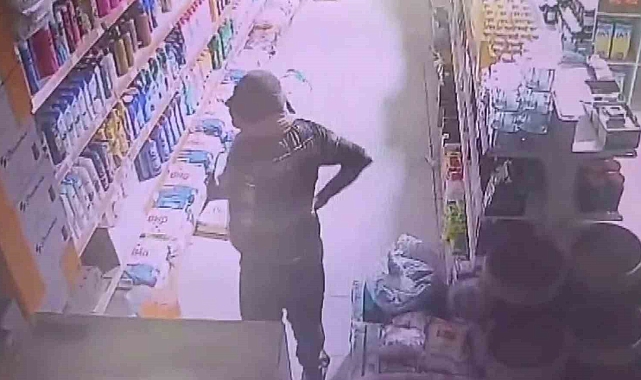 Hırsızlık anı anbean kameralara yansırken şüpheli, &quot;Ben değilim&quot; dedi