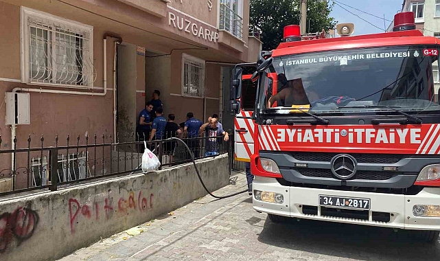 İçtiği sigara yere düştü yangına sebep oldu