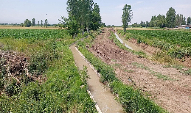 Iğdır’da 23 Kilometrelik sulama kanalı yenilendi