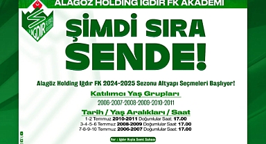 Iğdır Spor Altyapı Seçmeleri Başlıyor!