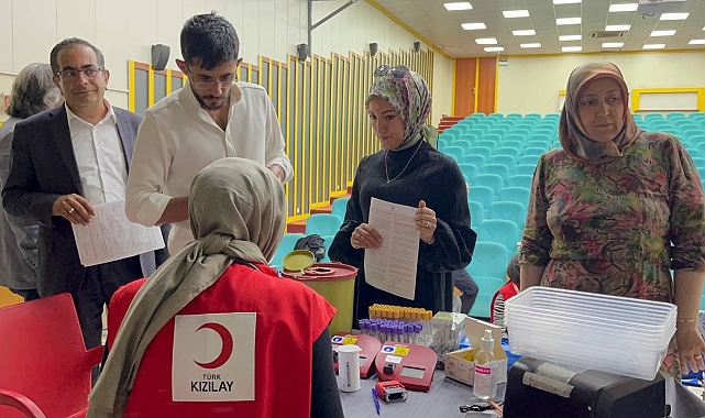 &quot;Kan Ver, Can Ver&quot; bağışı kampanyası düzenlendi