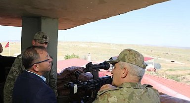 Kars Valisi Ziya Polat, üs bölgesinde