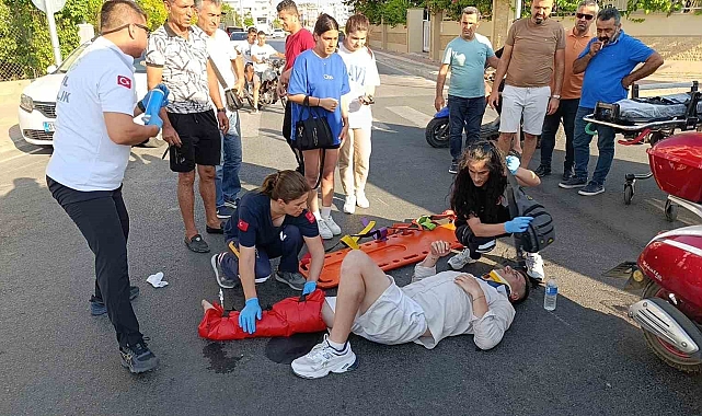 Kask hayatını kurtardı