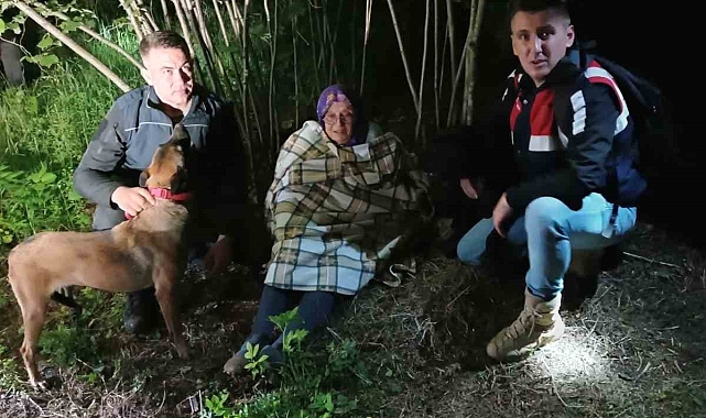 Kayıp  Alzheimer hastası kadın fındık bahçesinde bulundu