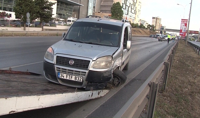Kaza yapan sürücü olay yerinden kaçtı
