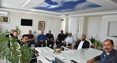 MHP Iğdır Teşkilatından Müdür Aziz Gün’e hayırlı olsun ziyareti