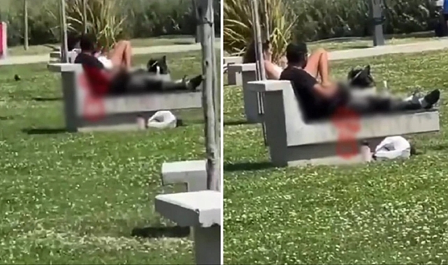 Mide bulandıran olay! Dakikalarca kendini tatmin etti